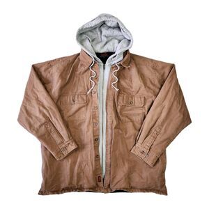 Wolverine Coat Men XXL Hooded Cavas Chore Workwear Barn Utility Outdoors Laborer